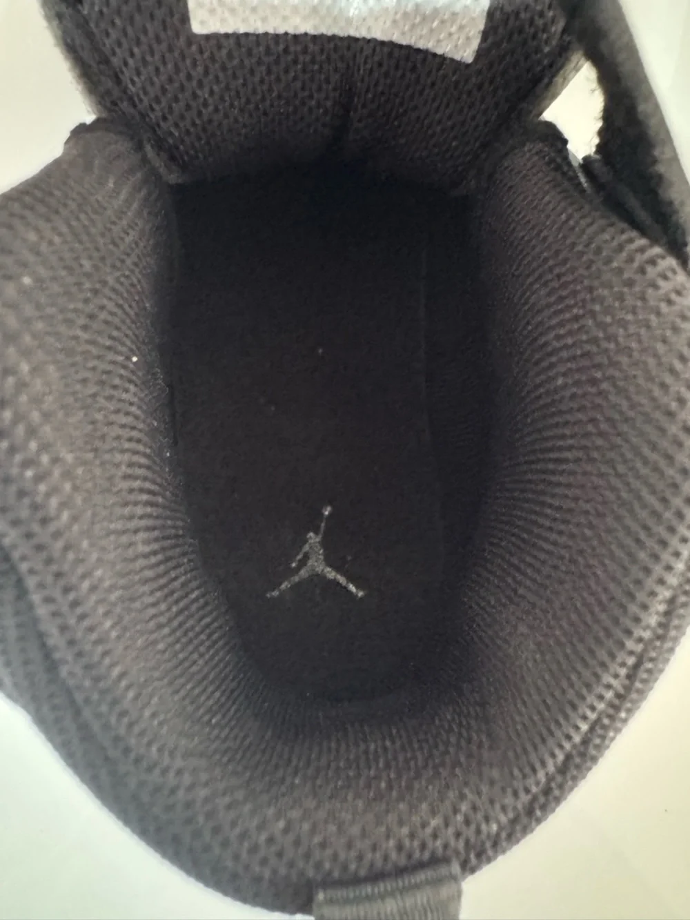 Air Jordan Black Nike Velcro Athletic Sneakers for Toddlers, Size 8 - Picture 5 of 8